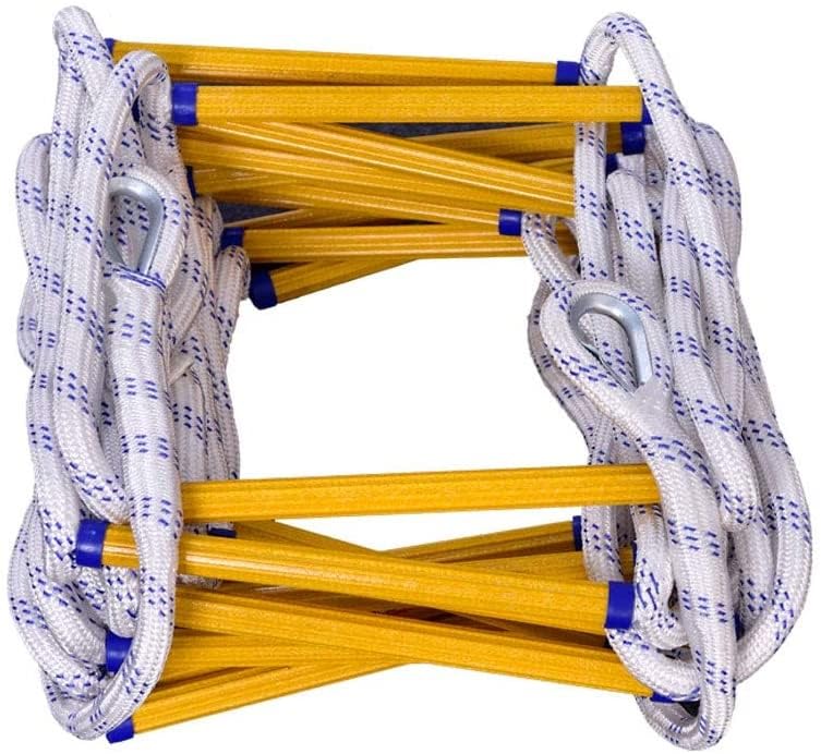 Strickleitern für Erwachsene, Lange, weiche Leiter, Harz, hohe Kletter-Rutschfestigkeit, Strickleiter, Notfallarbeitssicherheit, Brandrettung, Klettergeschichten, Flucht, Fitness-Trainingsle