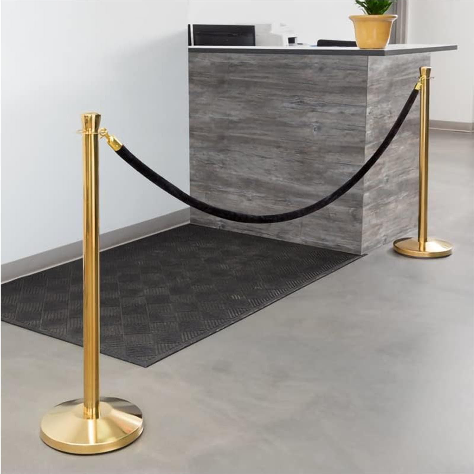 Lina odgradzająca, Do kontroli tłumu(Black,7ft/215cm)