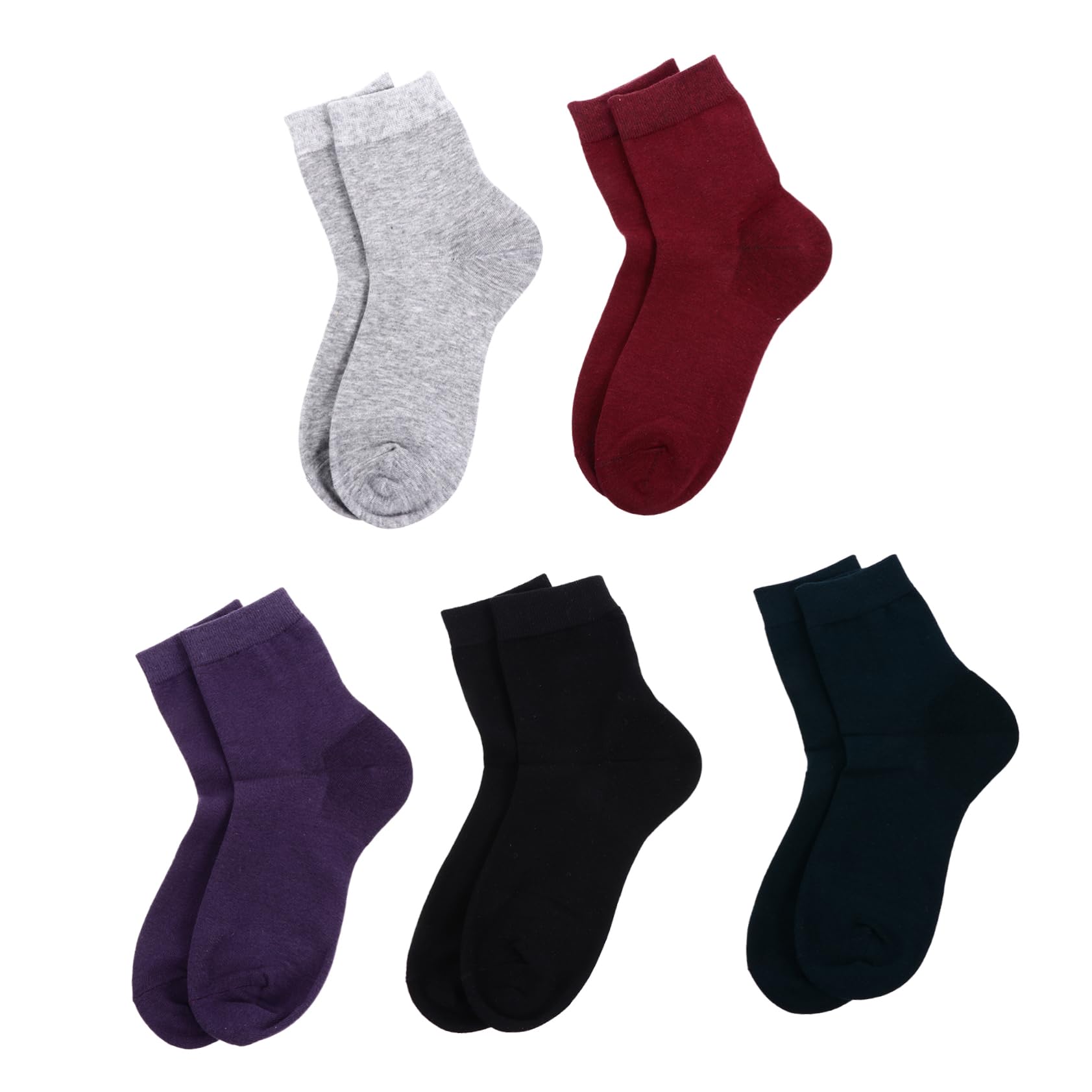 FOMIYES Moisturizing Gel Socks for Women Cracked Heel Protection Soft Breathable Random Color