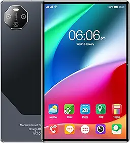 Tablet com tela de 11,6 polegadas, 16 GB de RAM + 512 GB de ROM, bateria de 12.000 mAh, edição WiFi, Android 13 (Preto)