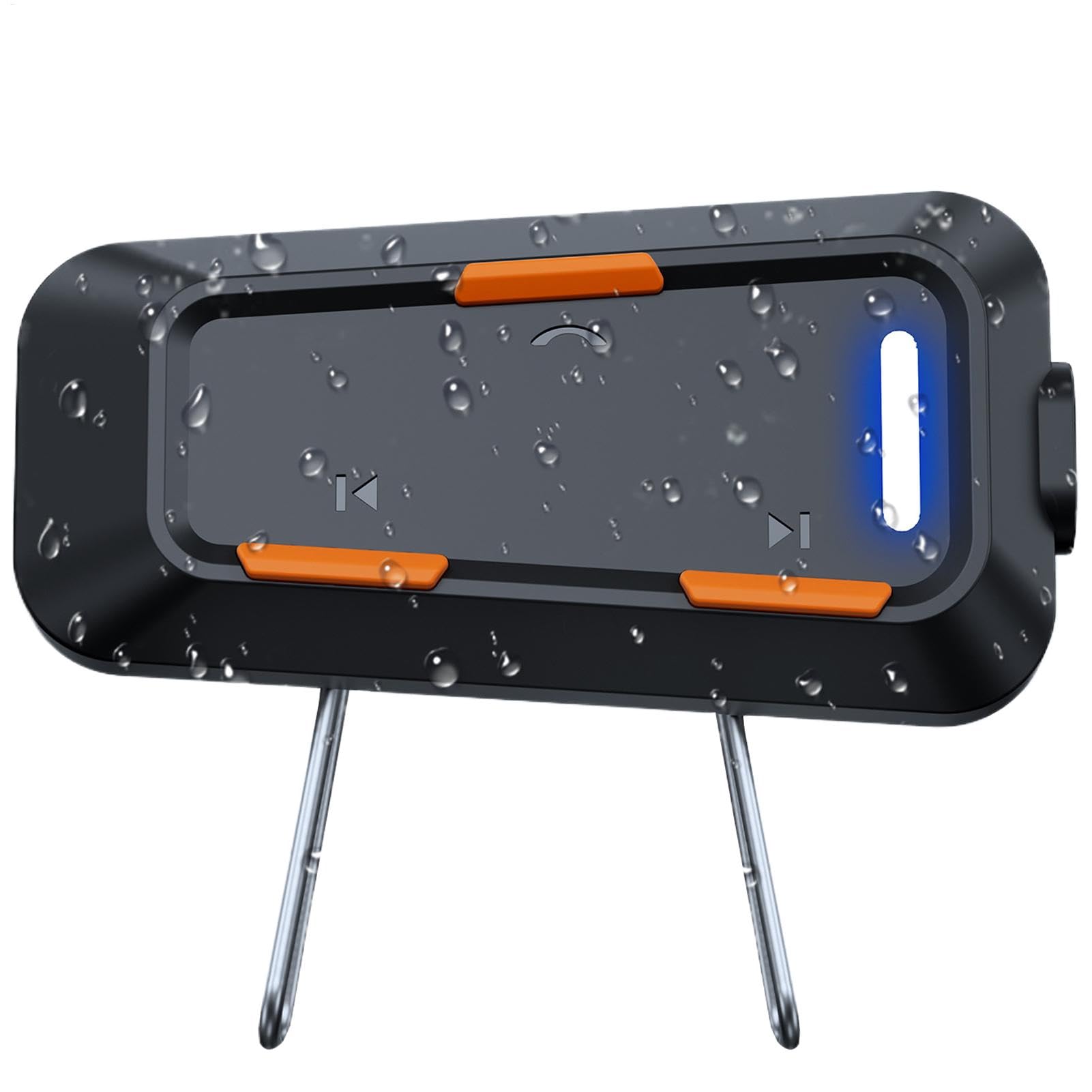 Auriculares de moto que resisten sudor y lluvia en ruta 8
