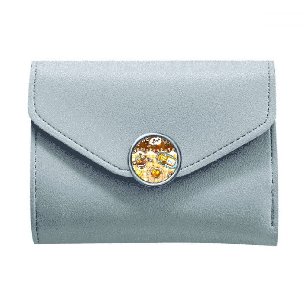 no/no Time for tea Biscuits Chocolate Money Pocket Trifold Wallet