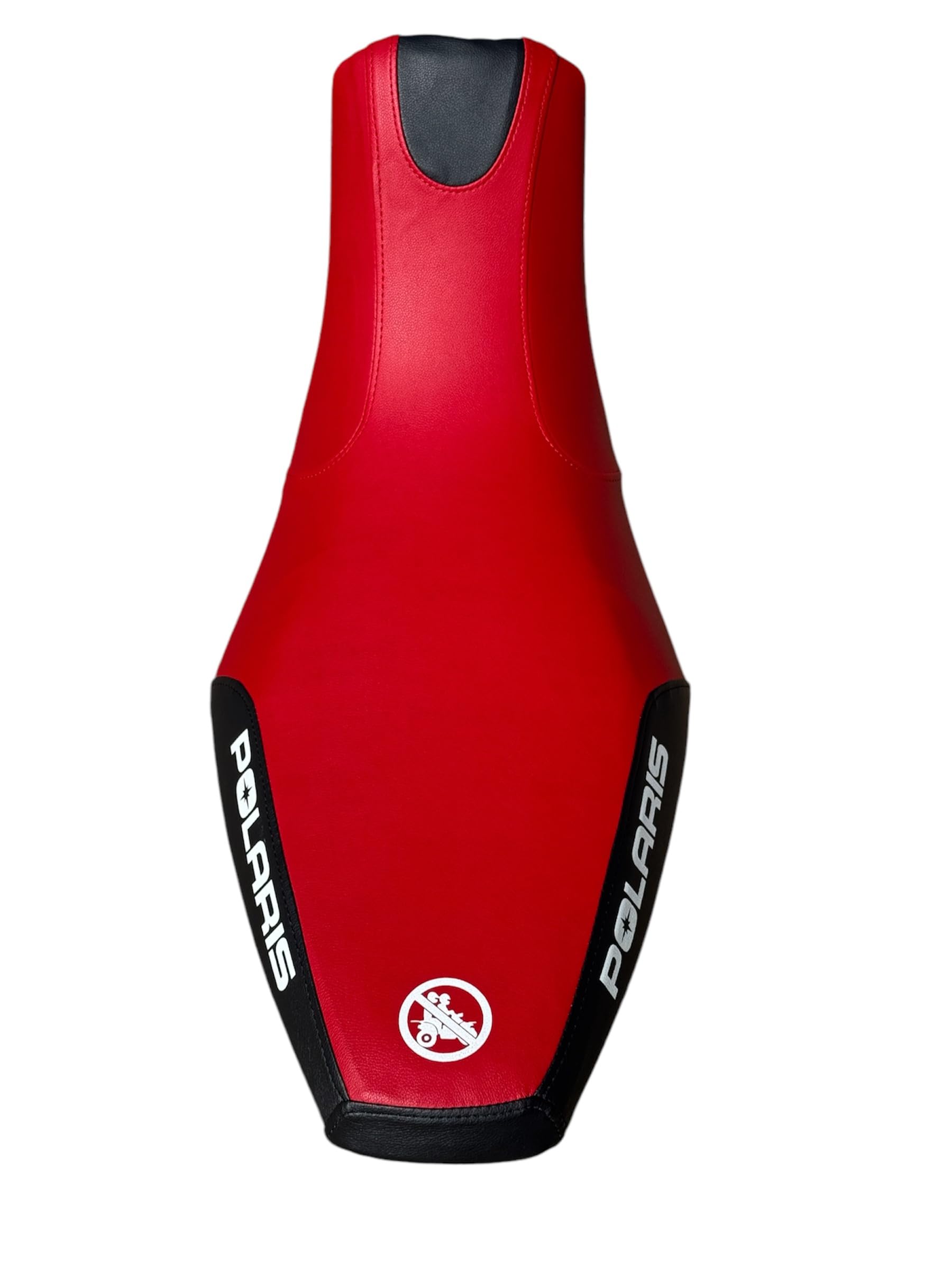 Housse De Siège Pour Polaris Predator 500 2003-2007 - Rouge Et Noir, Cuir Synthétique - QK RACING - 4