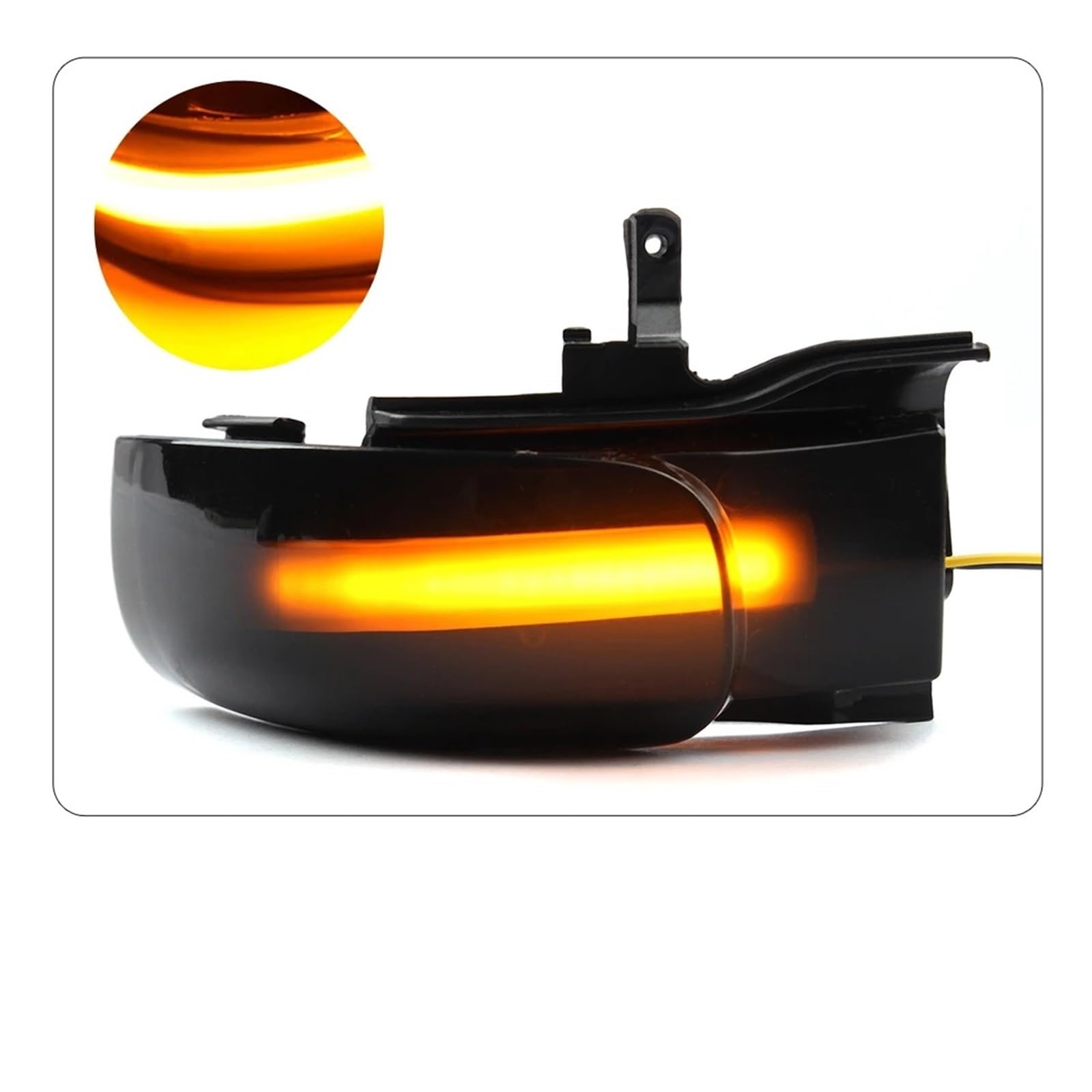 2 X Indicatori Di Direzione Dinamici A LED Per Specchietti - Fumo - Universali Per Ford