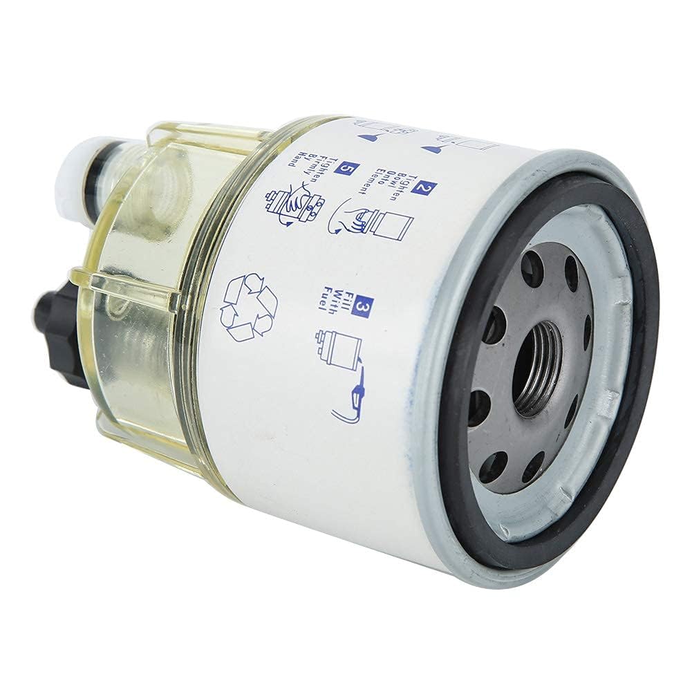 Headerbs Fuel Water Separator Filter, R12T Stable Performance Universal Replacement Boat Marine Yacht Fuel Water Separator Filter