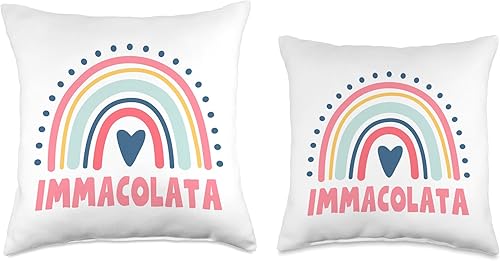 Miniatura 3 de Immacolata Name Custom Woman Myth Legend Pink Birthday Party Throw Pillow, 16x16, Multicolor