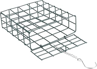 Yardwe suet feeder for outside hanging suet cake combo caged tube feeder hummingbirds feeders for outside hanging bird feeder bird feeder hanging square birds feeder iron birds feeder