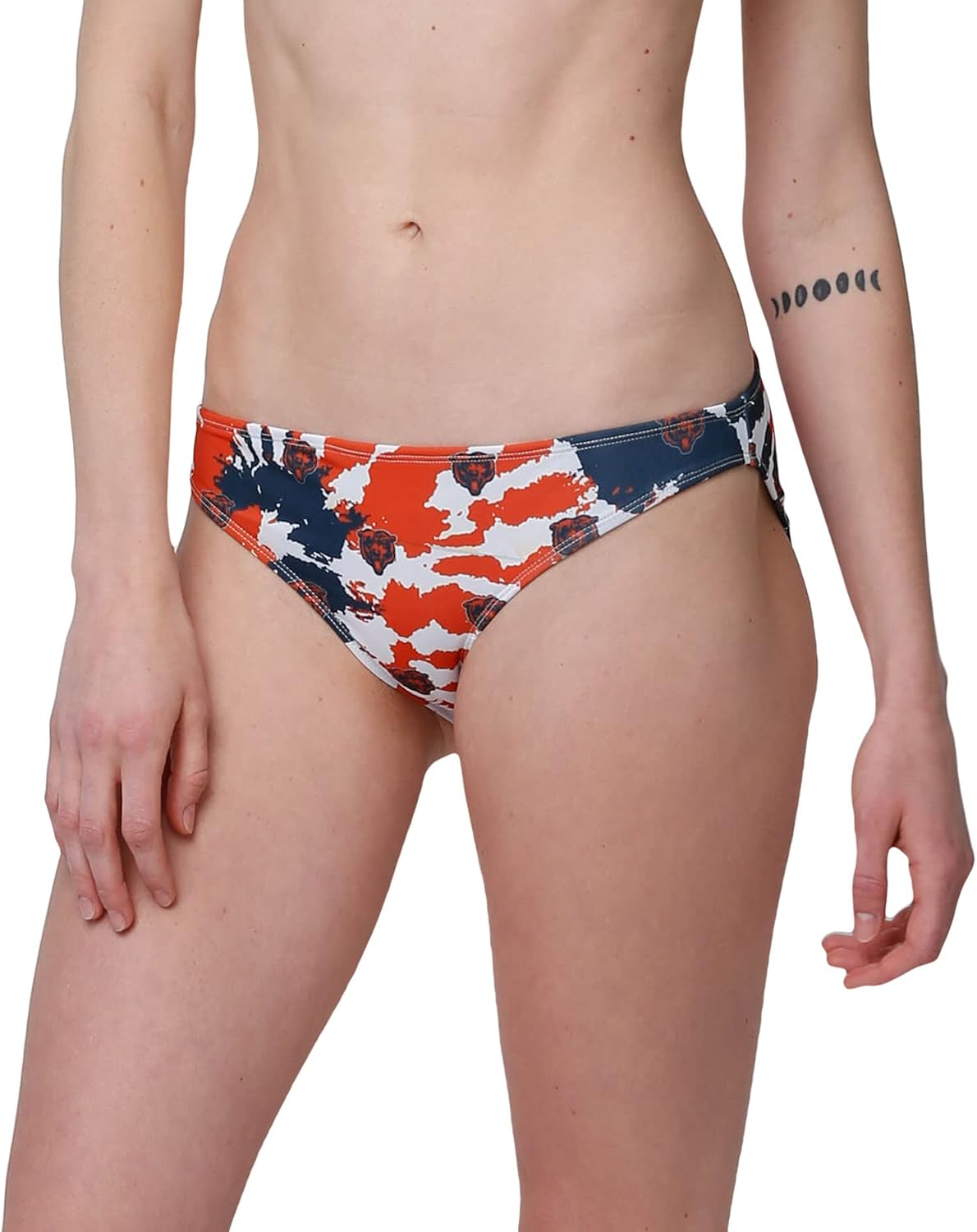 FOCO NFL Womens NFL Team Logo Paint Splash Bikini Bathing Swim Suit