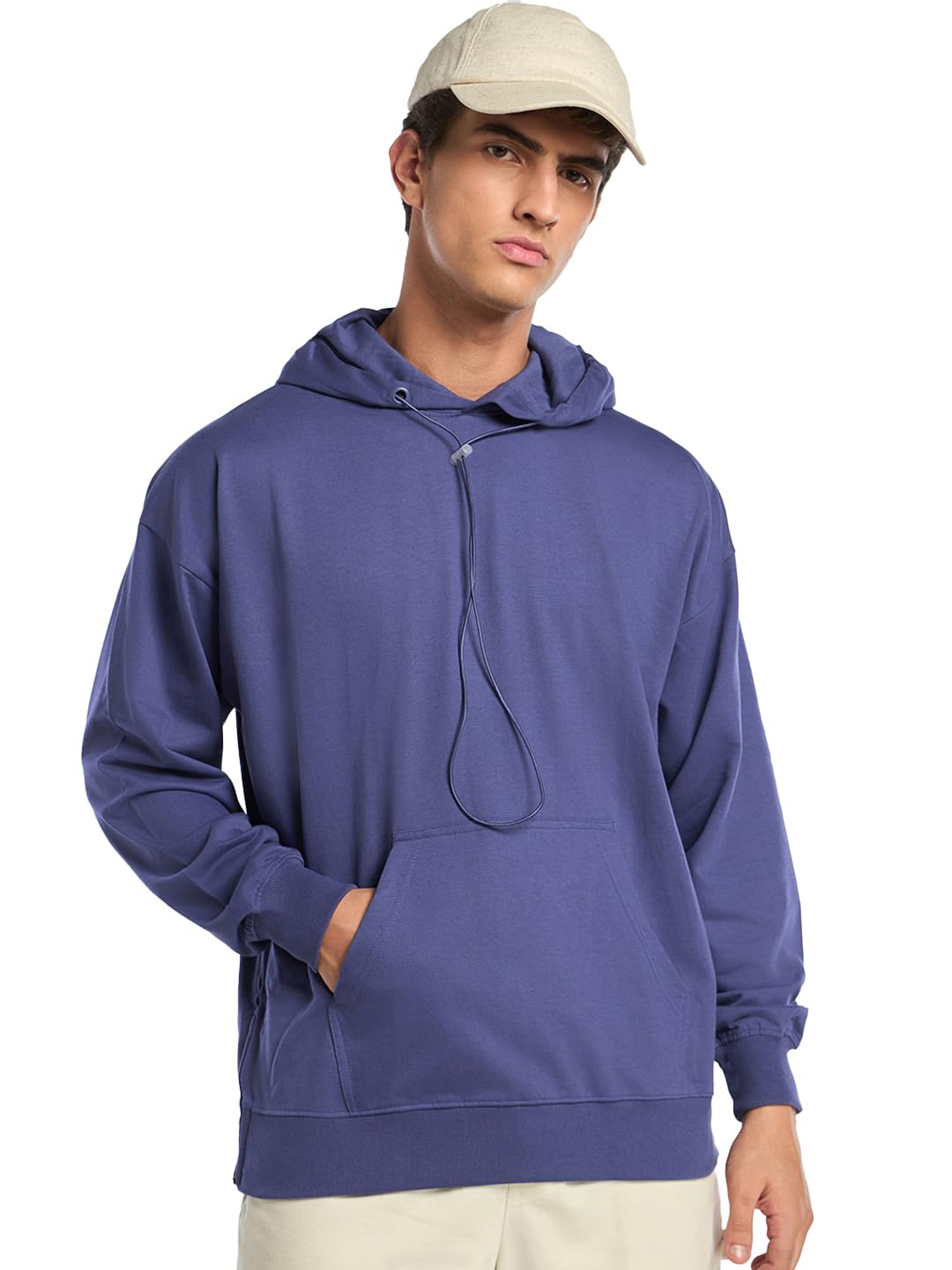 Men's Cotton Blend Graphic Printed Oversized Fit Full Sleeve Terry Hoodies-image-45