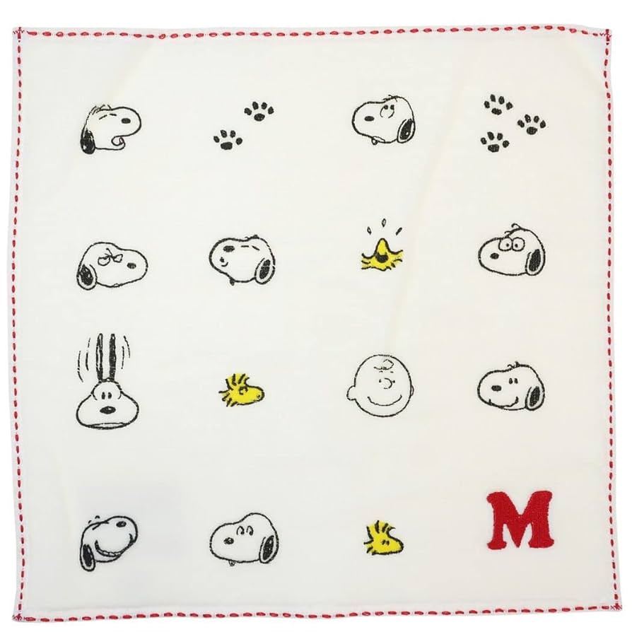 新品・未使用　6点 　 　　【　SNOOPY　】 　トート＆ハンドタオル ハンカチタオル ミニタオル ハンカチ タオル 8枚 セット