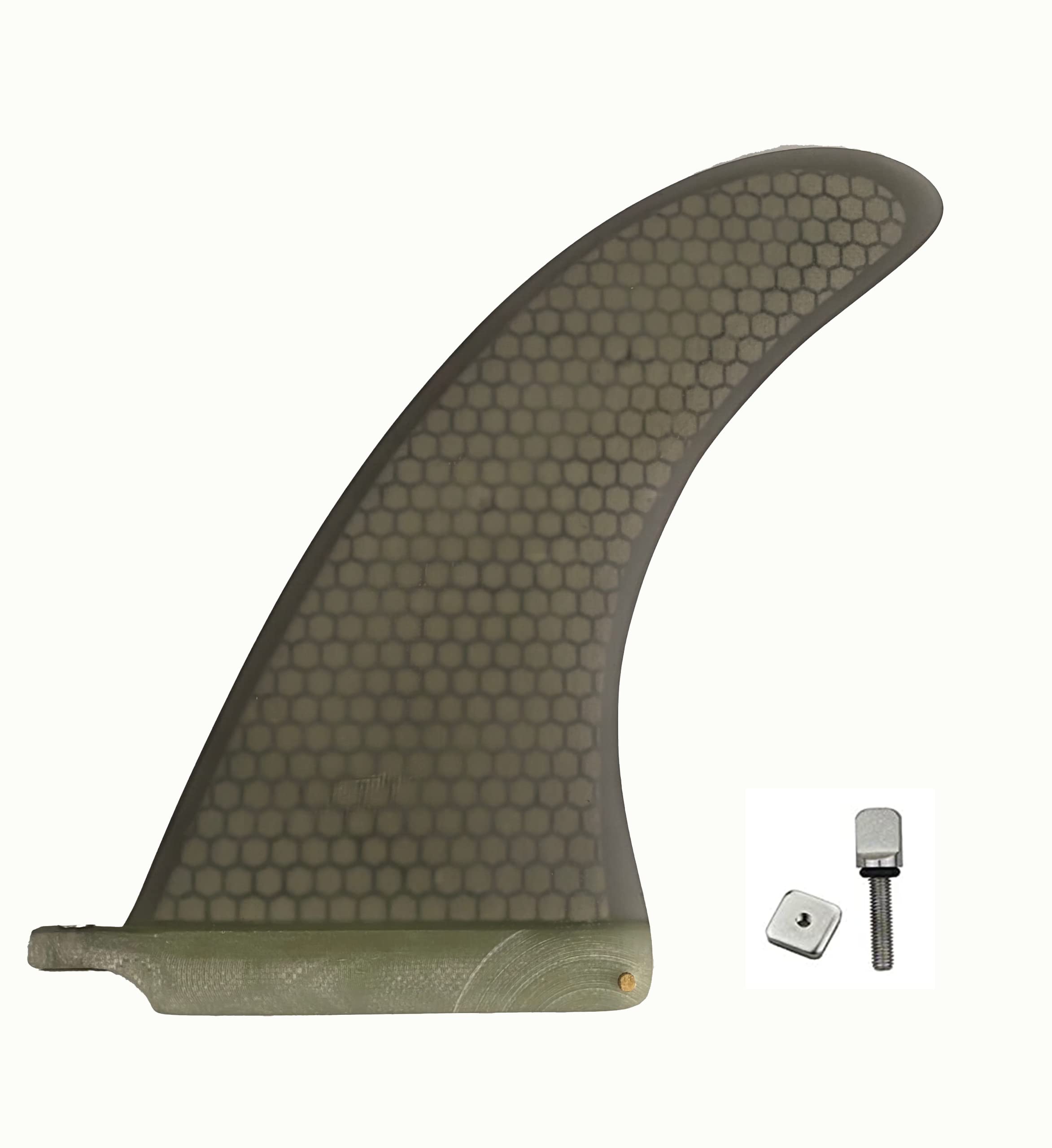 bohally 9 Inch Surf Fin Honeycomb Fiberglass SUP Board Fin for Surfboard Longboard Surfing Water Sport Accessories (9 inch fin1)