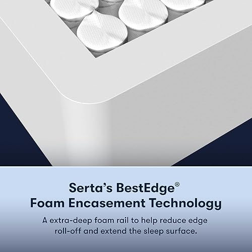 Miniatura 8 de Serta Perfect Sleeper Enhanced - Colchón Twin de 14.5 pulgadas mejorado, superficie tipo almohada suave, espuma viscoelástica con gel refrescante,