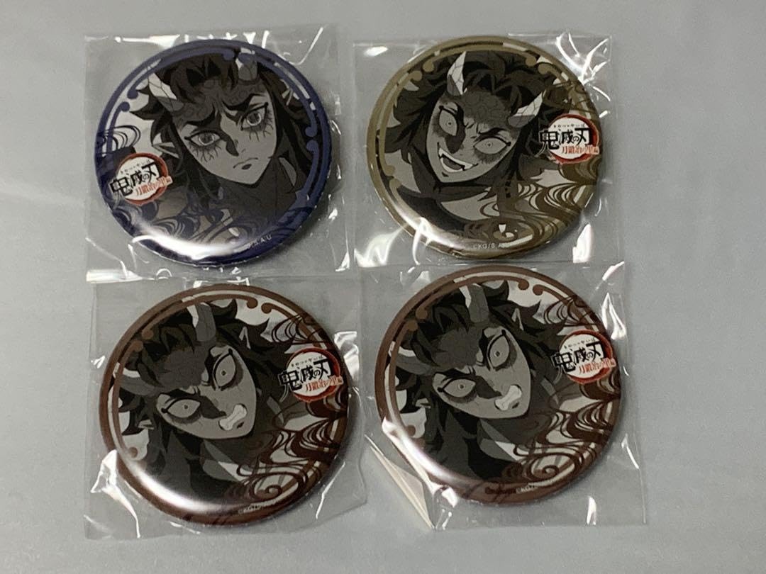 Amazon | 鬼滅 ダイニング ufotable 缶バッジ 積怒 空喜 哀絶 4点