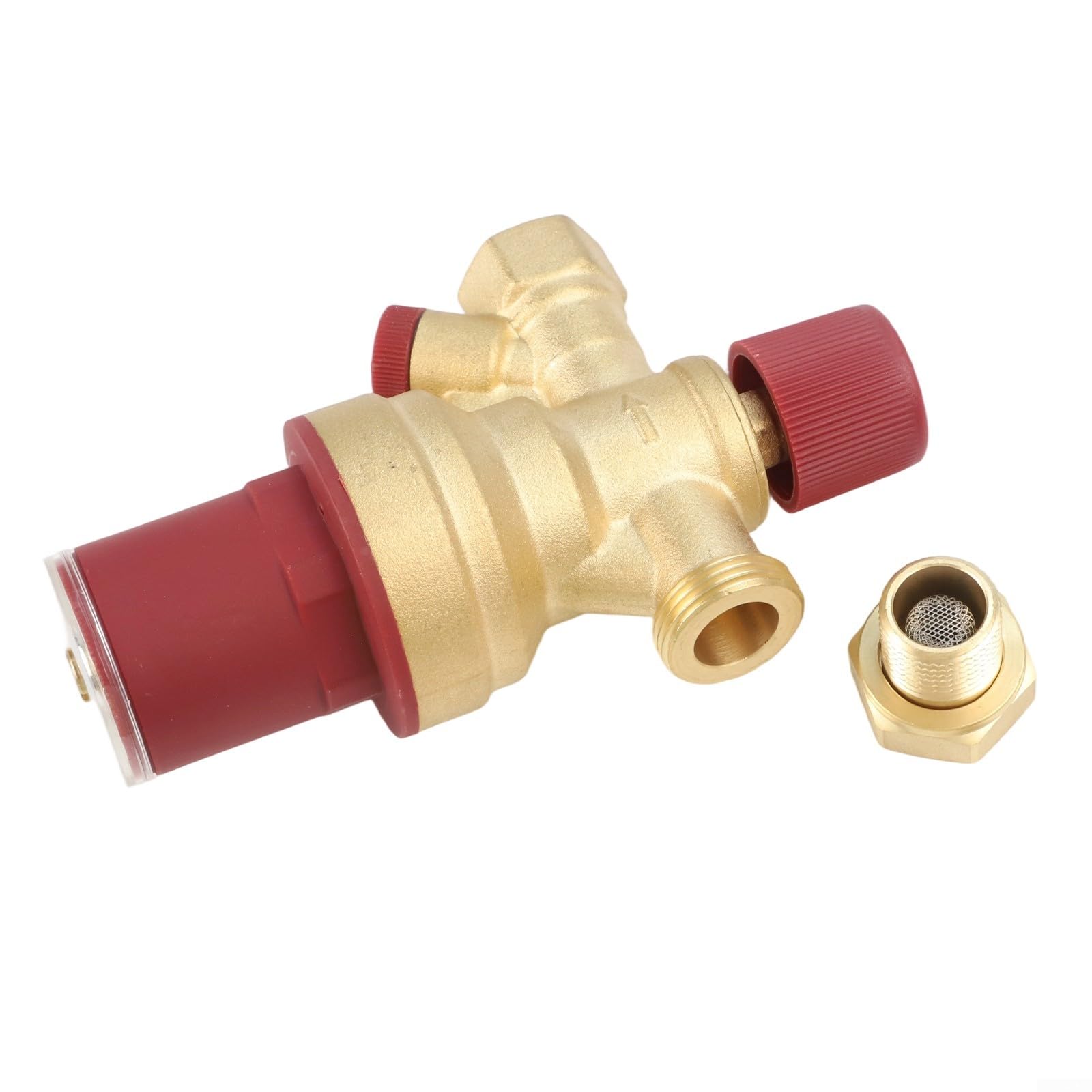Valvola di riempimento automatica dell'acqua, regolatore di pressione, valvola di riduzione, valvola regolabile in rame con filtro, prevenzione del riflusso per sistemi di riscaldamento domestico