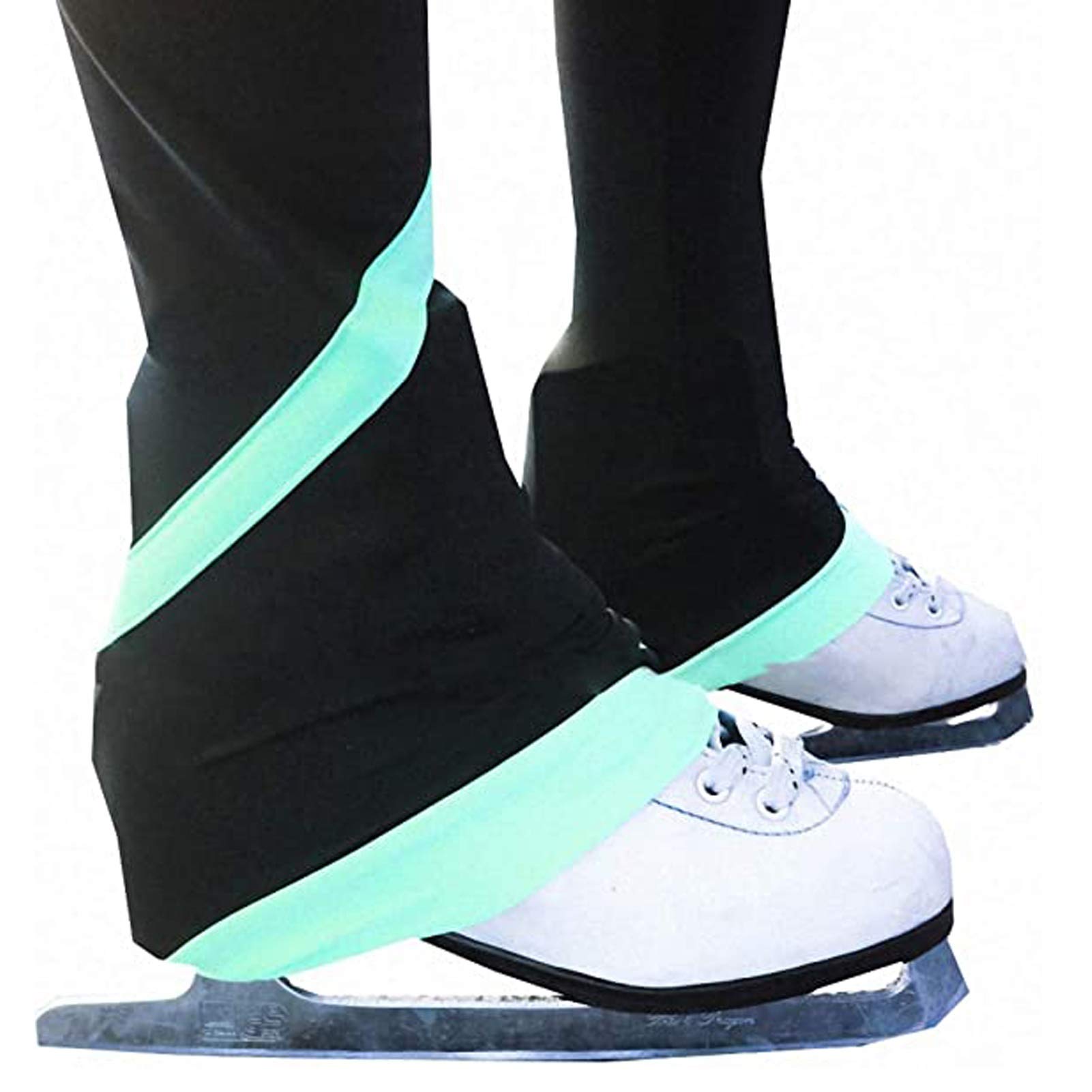 Damskie dziewczęce spodnie do jazdy figurowej, spiralne spodnie do jazdy figurowej, dziewczęce, polarowe legginsy treningowe, odzież sportowa do zawodów treningowych (kolor: A, roz