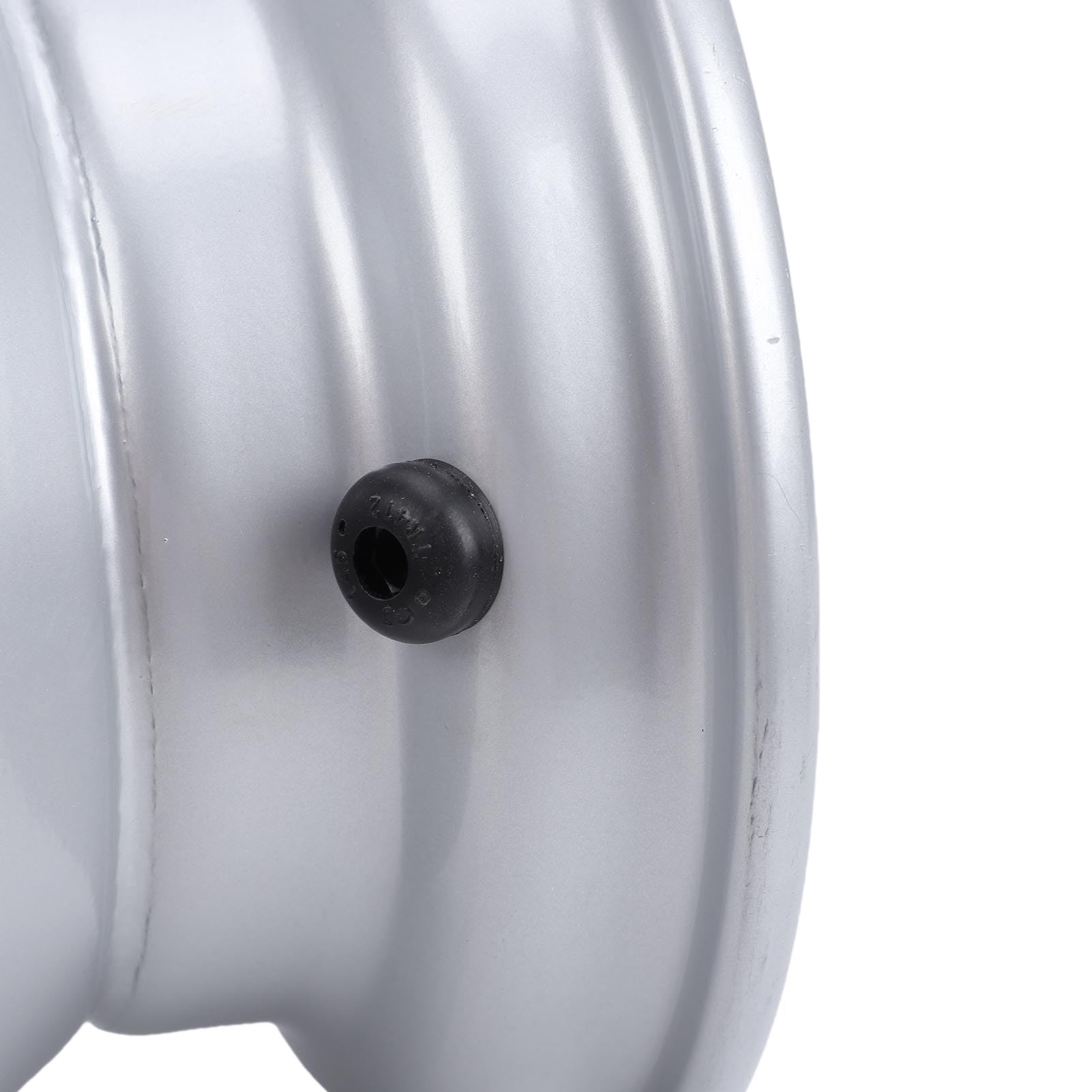 Ausla Llantas de Acero de 16x8-7 para ATV, Buje de Rueda de 7 Pulgadas con 3 Agujeros para Tornillos para Kazuma Quad ATV Go Kart UTV, Neumáticos Todoterreno de 125ml y 150ml. (SILVER)