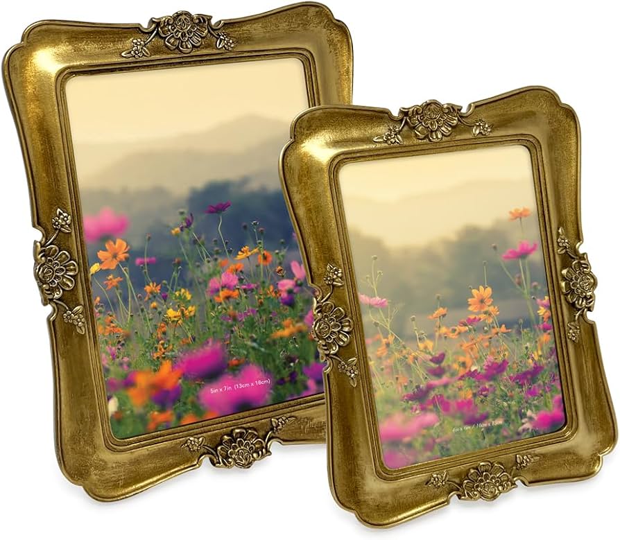 Amazon.com - Isaac Jacobs 5x7 Vintage-Inspired Simple Ornate