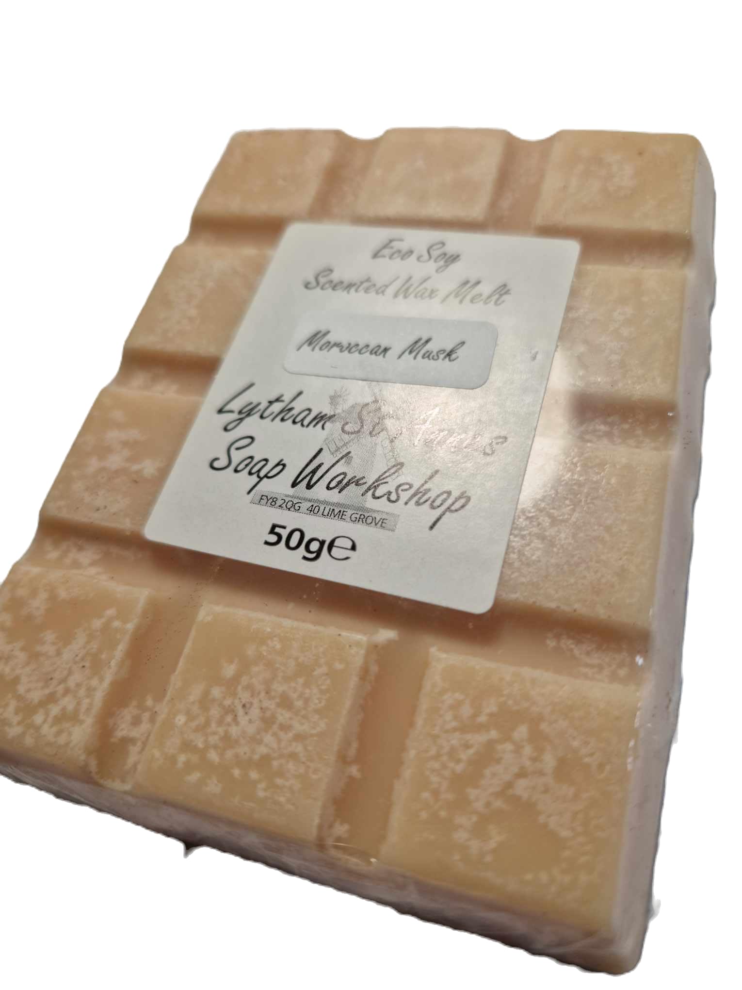 Lytham St Annes Soap Workshop Moroccan Musk Eco Soy Wax Melt Bar