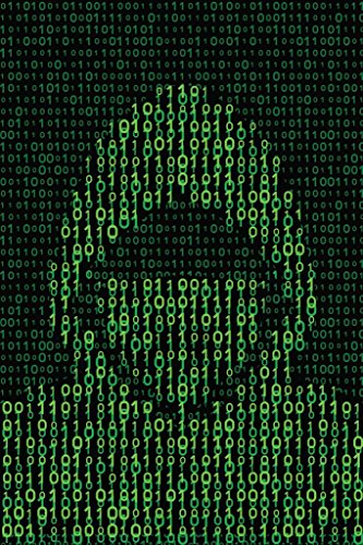 Image of Laminated Hacker Poster Binary Code Computer Cybersecurity Posters Decor Matrix Technology Coding Poster Dry Erase Wall Art 24x36