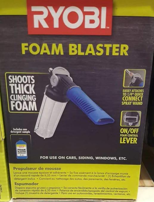Ryobi Pressure Washer Foam Blaster Amazon.in Home & Kitchen