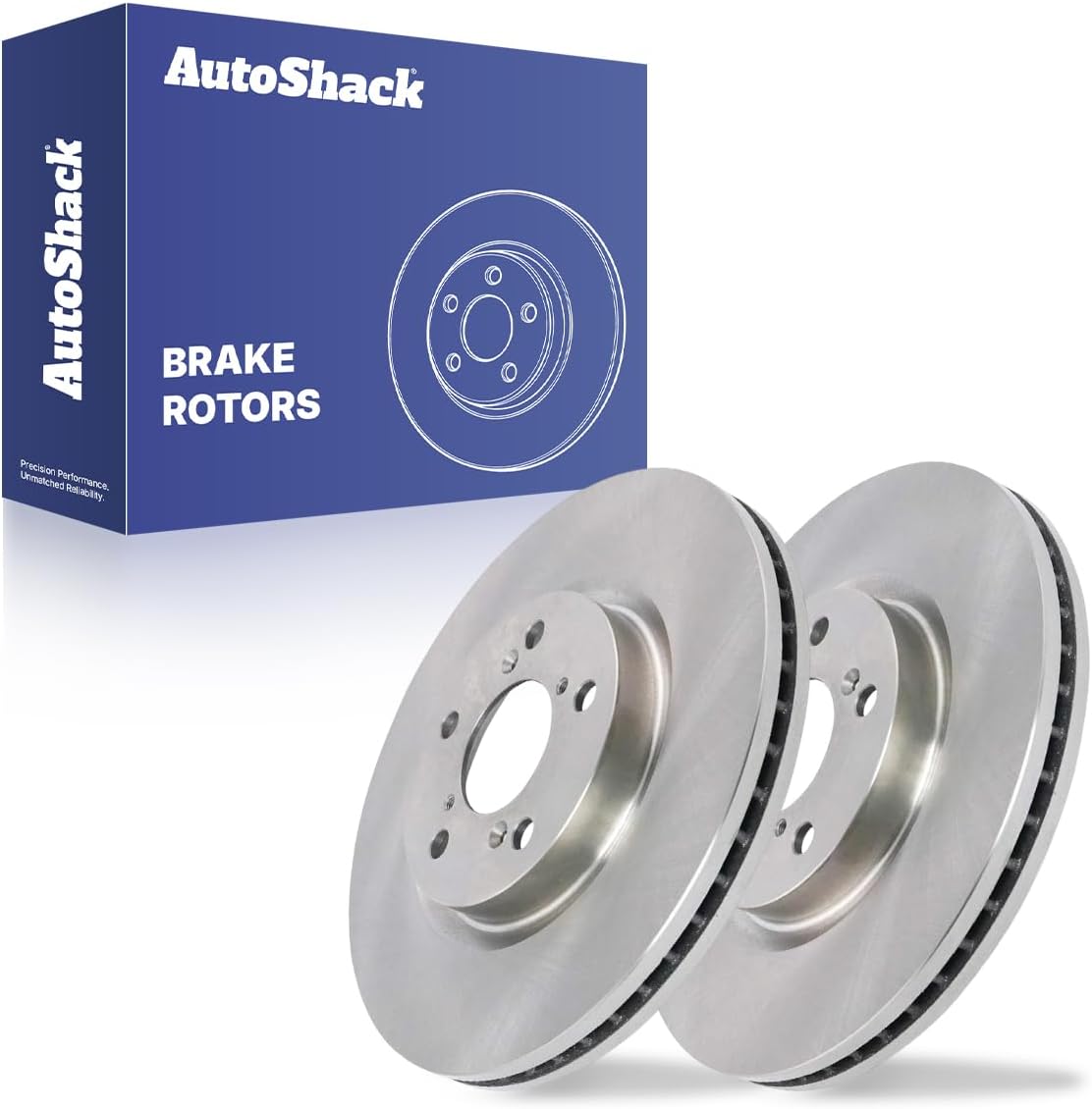 AutoShack Front Vented Brake Rotors 2-PC Set Replacement for 2011-2023 Honda Odyssey 2016-2022 Honda Pilot 2017-2020 Acura MDX 2009-2014 Acura TL 12.59" (319.8 mm)