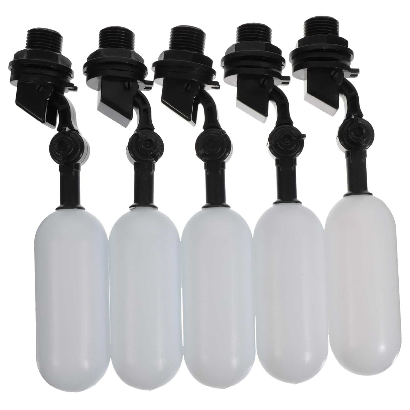 5pcs Water Valve Water Case Water Trough Miniature Kit Water Tank Livestock Waterer Valve Stock Tank Float Valve Aquaculture Float Mini Float Ball Valve Humidifier Pe Ball White BELLIFFY