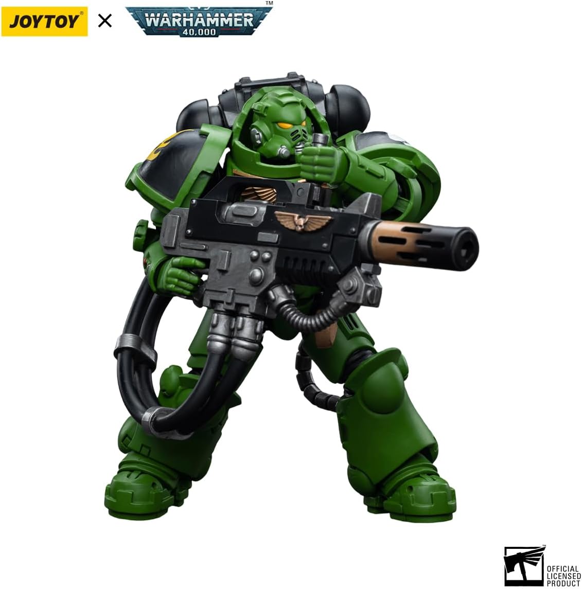 JOYTOY Action Figures Warhammer 40K 4.88inch Salamanders Eradicators Brother T'Kren 1/18 Movable Model Collectible Figurine