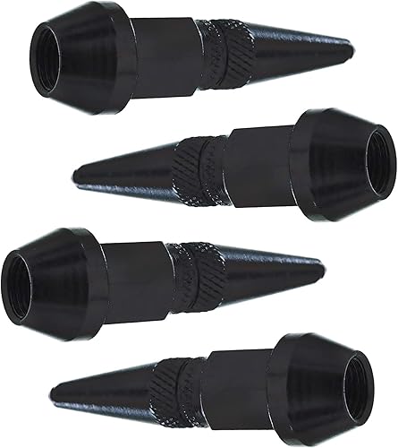 Vista 14 de Lunsom Tapas de vástago de válvula de pincho, accesorios de metal para válvulas de neumáticos, se adaptan a la mayoría de automóviles, motocicletas