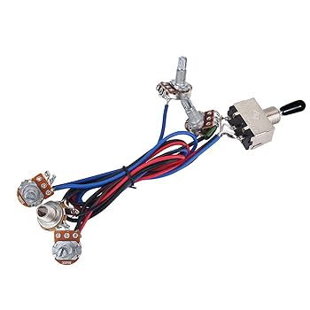 Amazon.com: Electric Guitar Wiring Harness Kit,2 Volume 2