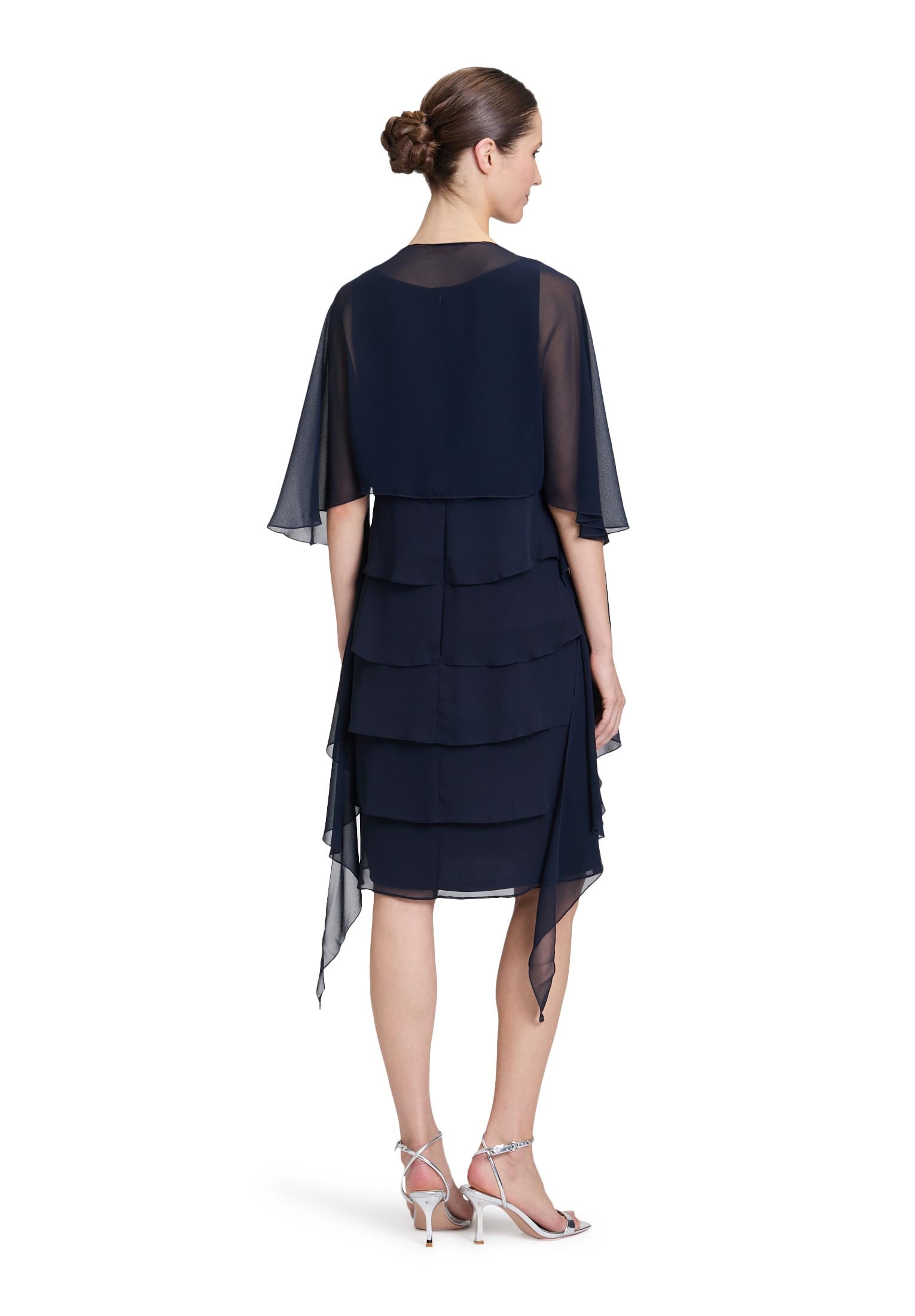 Vera Mont Damen Chiffonstola mit Volant