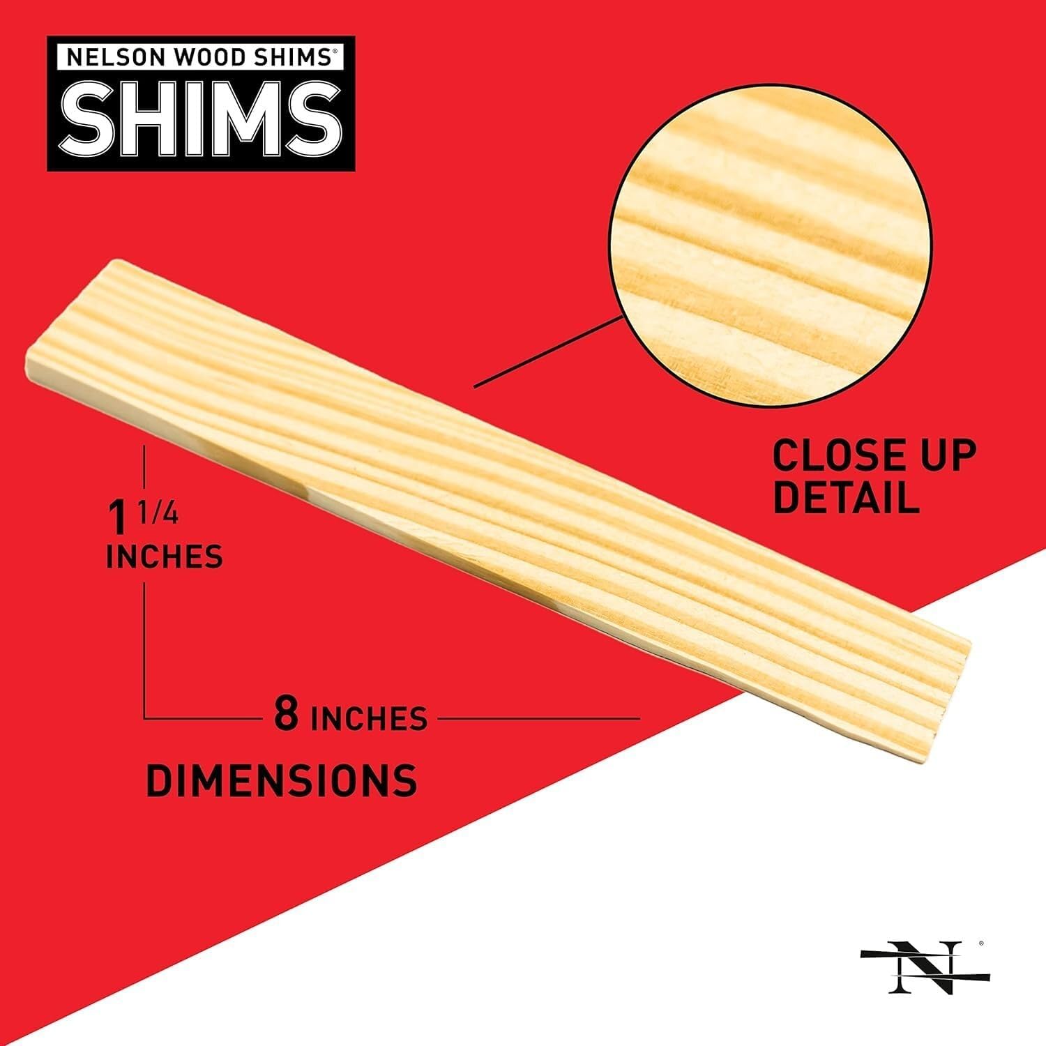 Bulk Wood Shims - 432 Pack | Leveling & Framing -6