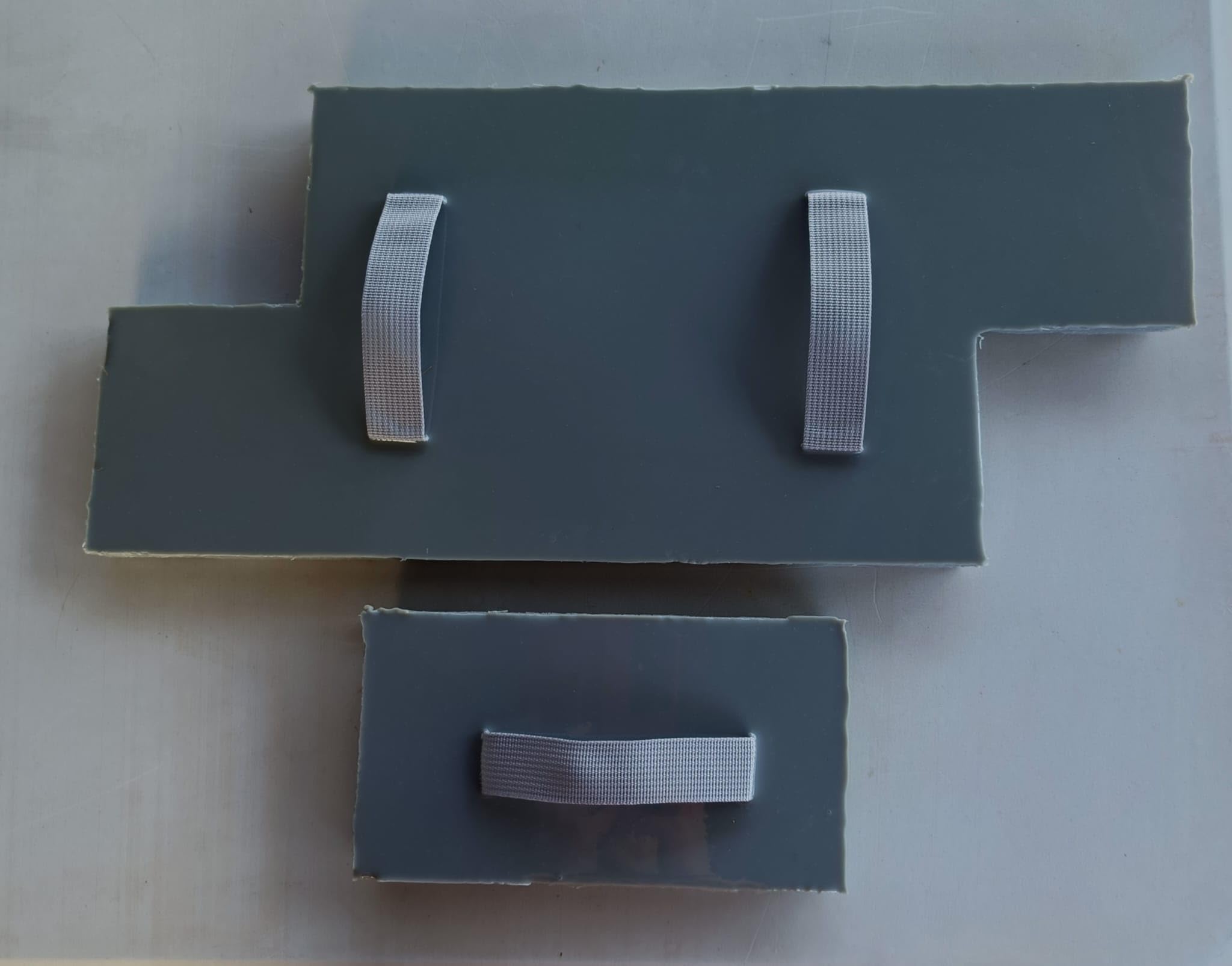 TK Moldes para hormigon impreso, mortero impreso y cemento impreso semirígido y reutilizable. Cemento vertical, hormigon vertical, mortero vertical. 40cm x 20cm. (PIEDRA EN Z)