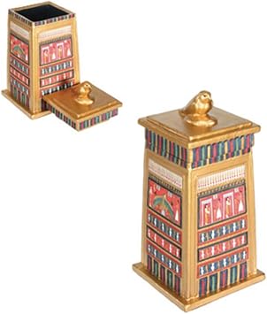 Falcon Box Collectible Egyptian Decoration Jewelry Container Model