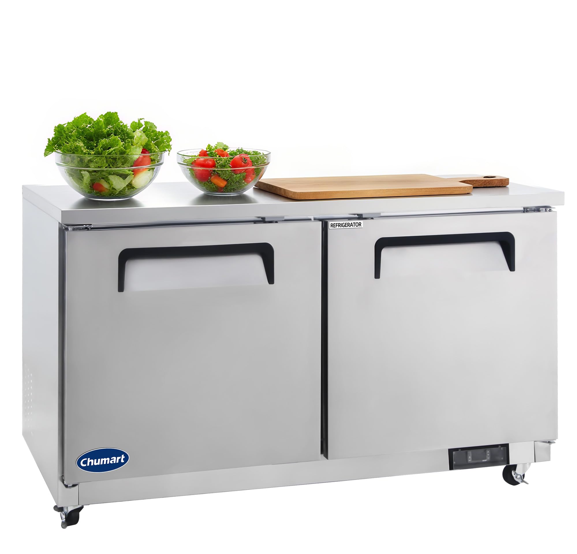 CHUMART CM-UC-60S 15.5 cu ft Compact Fridge Stainless Steel
