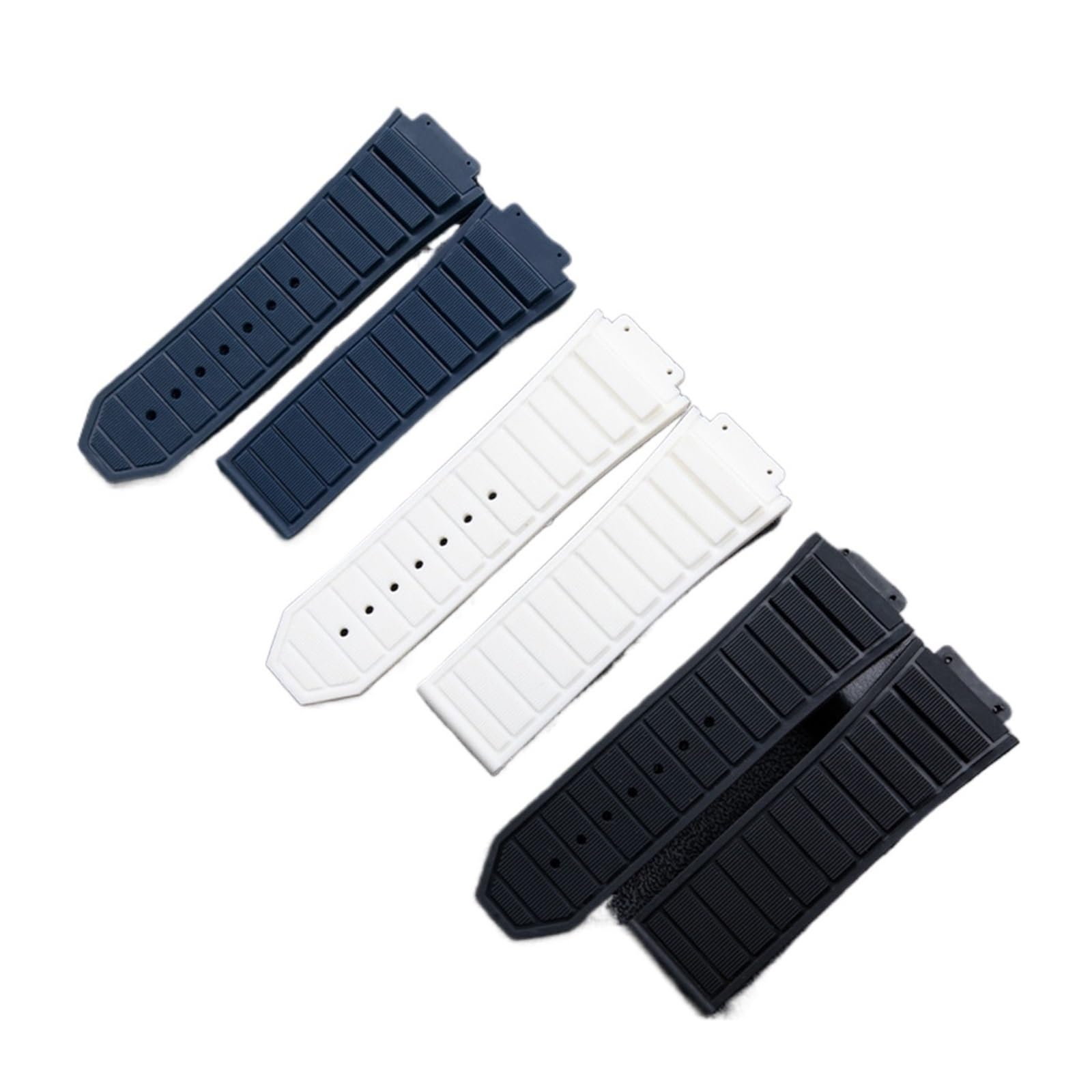 29 x 19 mm Silikon-Armband aus Gummi, kompatibel mit der -Armbandserie für King Power, Schmetterlingsschnalle 24 mm