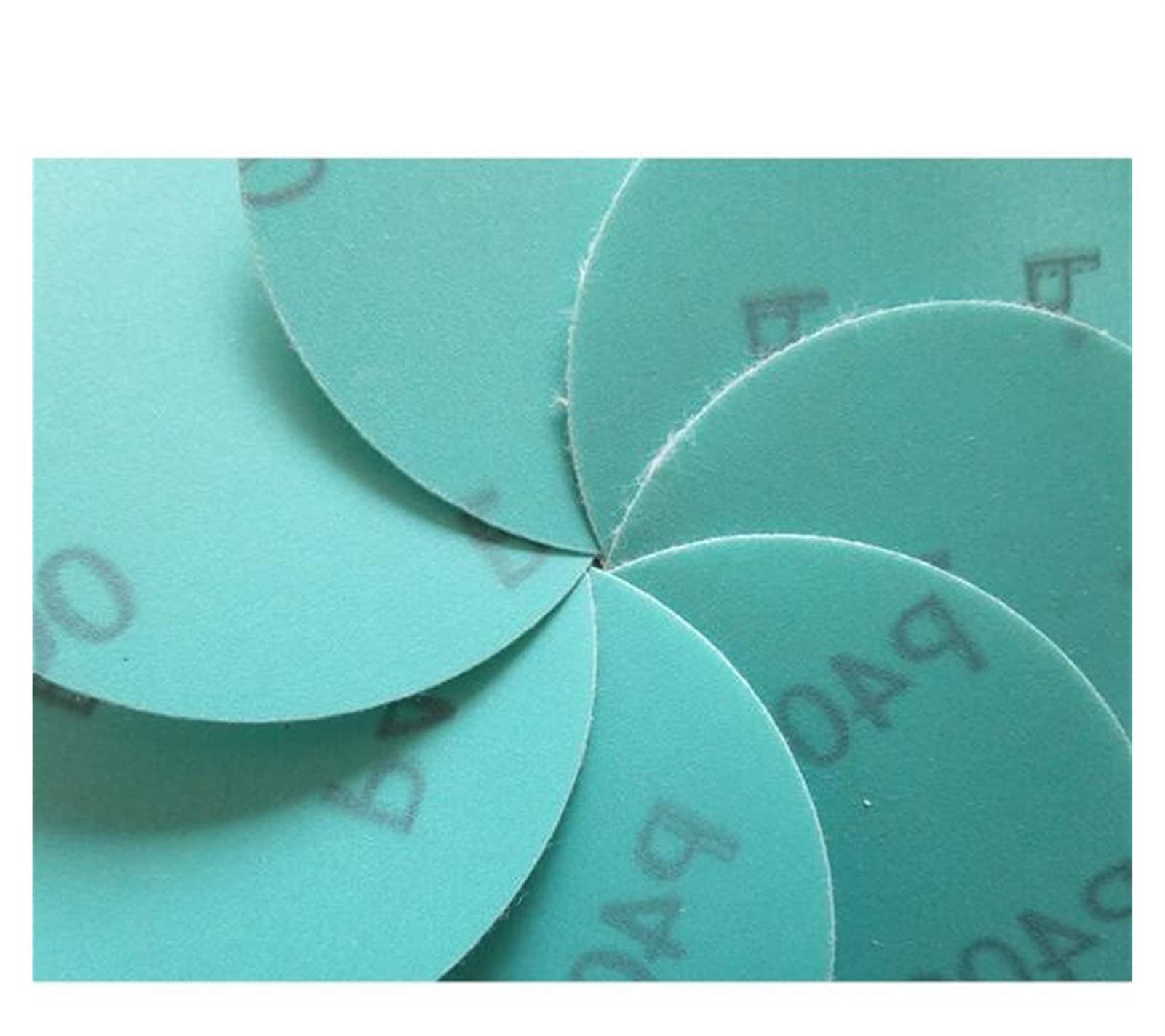 Papel de lija pulido Conjunto de 25 ganchos y bucles de película de 5 pulgadas, hojas de papel de lija, 80/150/180/240/320 Húmedo/seco redondo papel de lija redondo