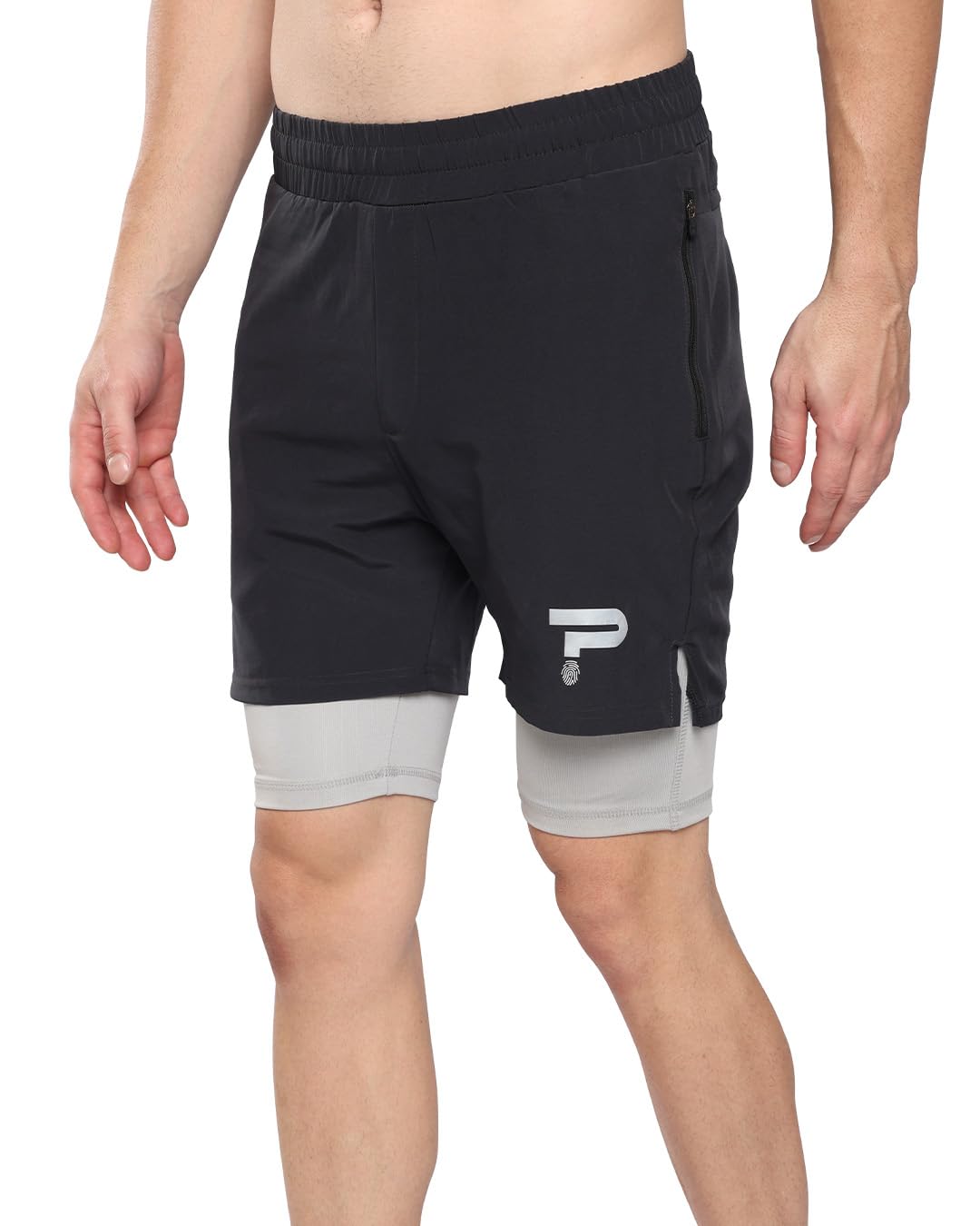 Men's Velocity 2-in-1 Running Shorts, Ash Core-image-27