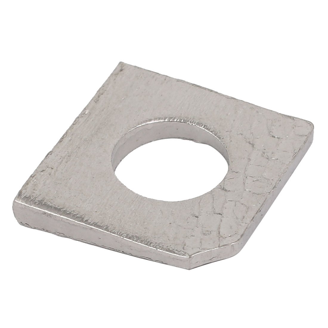 Aexit M12 Stainless Quality Parts Steel Industrial Square Locking Washer Silver Tone Model:40as154qo217