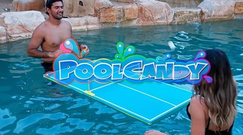 Miniatura 9 de Juego de tenis de piscina para dos (2) con mesa de billar flotante. La mejor mesa de billar flotante para horas de diversión y entretenimiento.