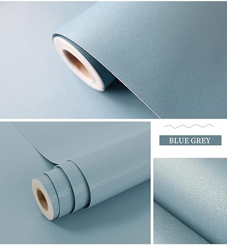 Miniatura 4 de Bai You Mei Papel tapiz grueso para salpicaduras, para muebles de encimera, cocina, a prueba de aceite, papel de contacto extraíble, azul