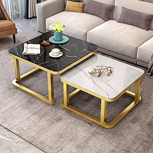 Table basse de salon moderne gigogne pour optimiser les petits salons