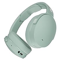 Skullcandy Hesh ANC Cuffie Wireless Over-Ear con Bluetooth, Bassi Multisensoriali, Cancellazione Attiva del Rumore, 22 Ore di Autonomia, Design Comprimibile – Verde