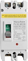 Heschen DC 250A Fotovoltaikus Áramköri Védőkapcsoló 550V Napelemes Rendszerhez 7