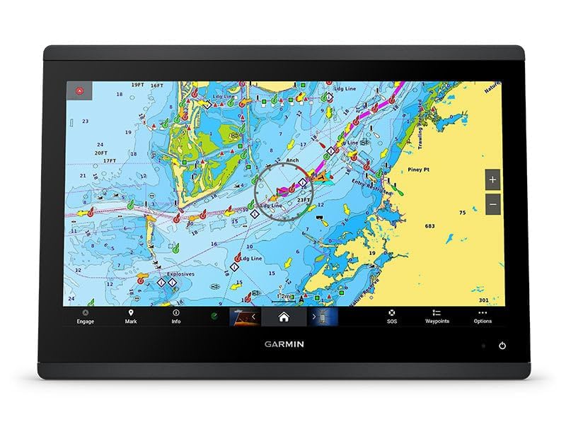 Image of Garmin GPSMAP 1643xsv US and Canada 16 inch inch Chartplotter with Ultra High-Definition Scanning Sonar, Advanced Marine Navigation with Stunning Display and Powerful Processing