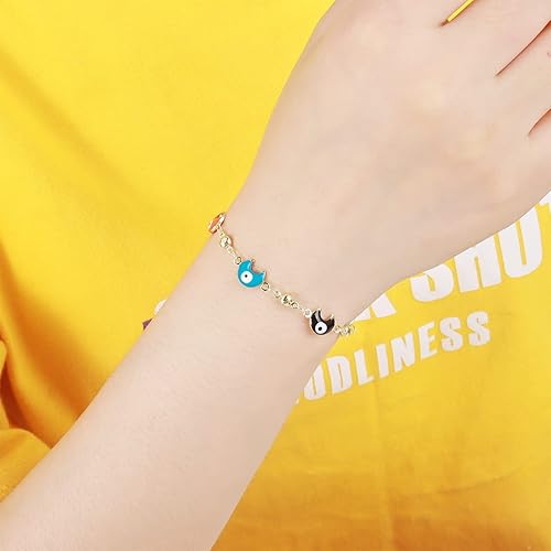 Miniatura 2 de Long tiantian Hand Chain Bracelet Gold Bracelets for Women Link Chain Bracelets Trendy Finger Ring Slave Bracelet Jewelry Gifts