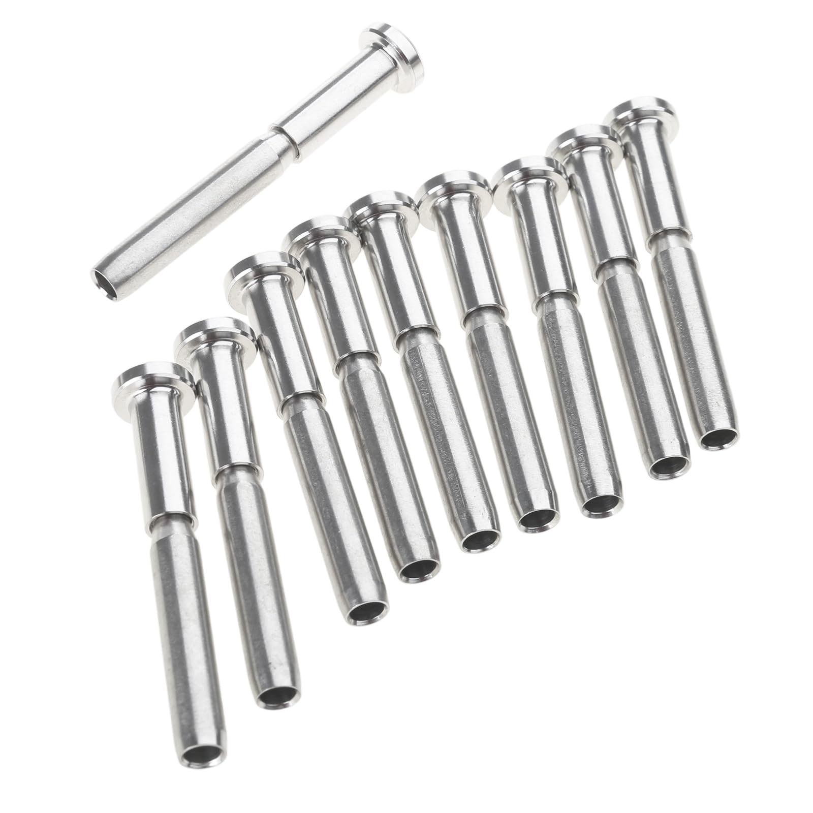 Tsophreniq 5Mm Invisible Swage Tensioner Set Deck Balustrade Fitting Tensioner Systems For Cable Railings For Wood/Metal Posts Invisible Cable Hardware
