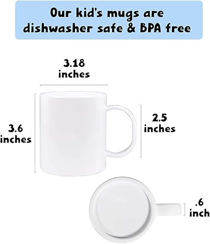 Miniatura 4 de Kids Personalized Fire Trucks Mug Customize with Child's Name | Lightweight Unbreakable Cup | Dishwasher Safe | BPA Melamine Free