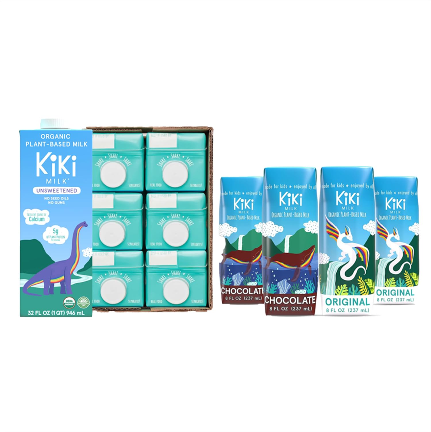 Amazon.com: Kiki Milk Plant Based Milk Unsweetened and Starter Kit