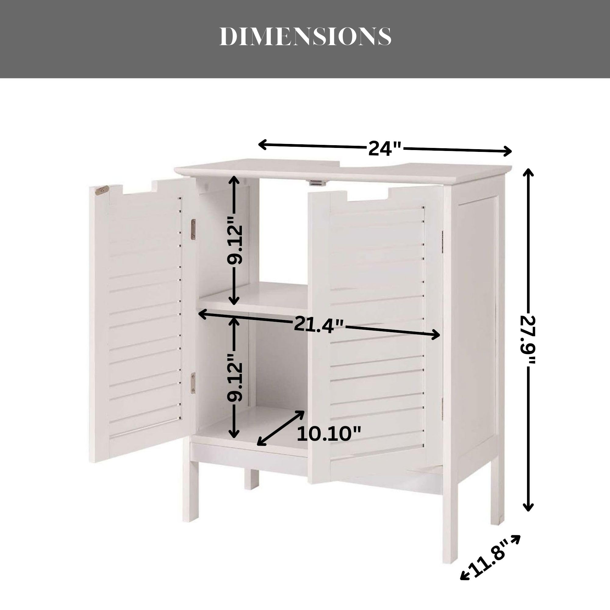 Tendance – Miami à Laver Table Structure + MDF, Portes, Bois, Blanc, 60 x 30 x 60 cm