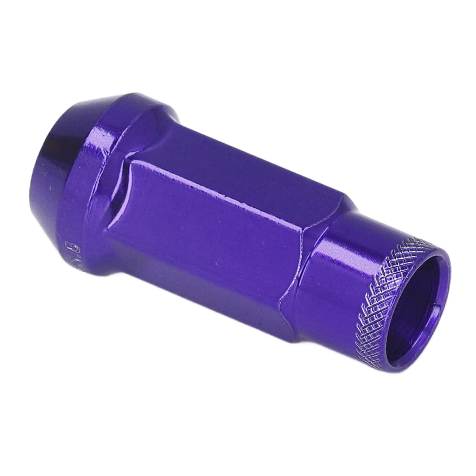 Fydun Radschrauben, 20 STK M12x1,5 Metall Konischer Sitz Radmuttern Lug-Bolzen Für Auto(Lila)